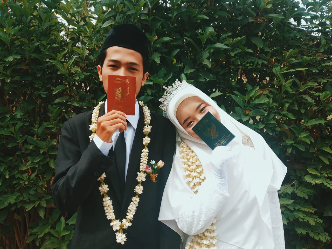 Zulhaj dan Febri pada hari akad